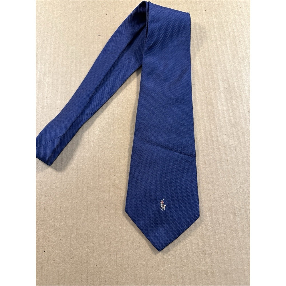 Vintage‎ Polo Ralph Lauren Tie Micro Flesh Pony Hand Made in USA
